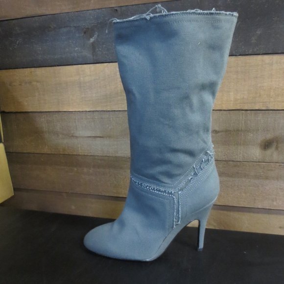 STELLA MCCARTHY HIGH HEEL FRAYED BOOT - LADIES EU 37 US 6.5 - Picture 2 of 6